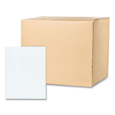 Roaring Spring Gummed Pad, 5 sq/in Quadrille Rule, 50 White 8.5 x 11 Sheets, 72/Carton (ROA95161CS)