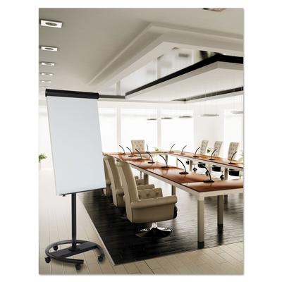 MasterVision™ EA4806156 360 Multi-Use Mobile Magnetic Dry Erase Easel, 27 x 41, Black Frame