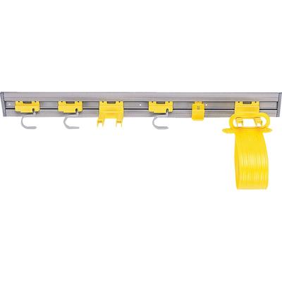 Rubbermaid FG199300GRAY Organizer/Tool Hodler, S-Hooks, 4/CT, Gray - Case of 4 RCP199300CT