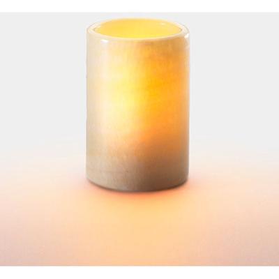 Sterno 80156 Alabaster Flameless Candle Holder, Large Round - Case of 6