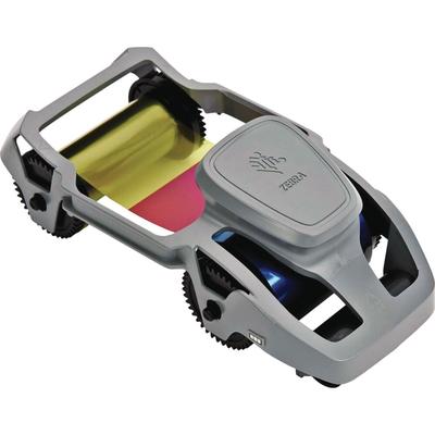 Zebra Technologies 800300360 True Colors 2-Sided Wax Ribbon, Black/Cyan/Magenta/Yellow SRX800300360