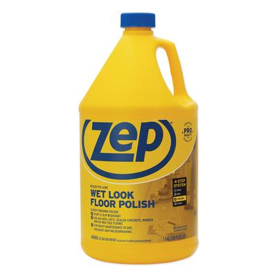 Zep Inc. ZUWLFF128CT Wet Look Floor Polish, 1 gal, 4/Carton - Case of 4 ZPEZUWLFF128CT