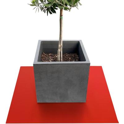 Untersetzer für Blumentöpfe mit abgeschrägter Kante Majesty Rot 60 x 60 cm Image