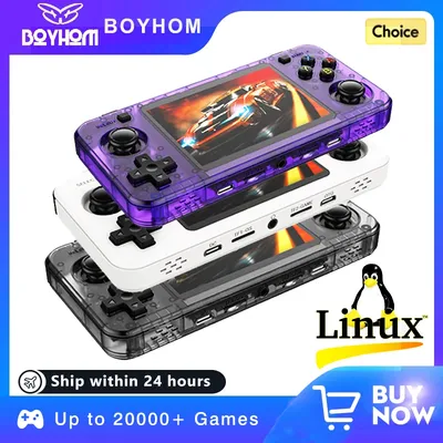 Open Source R36H Retro-Handheld-Videospielkonsole Linux-System 3,5-Zoll-IPS-Bildschirm tragbarer Image