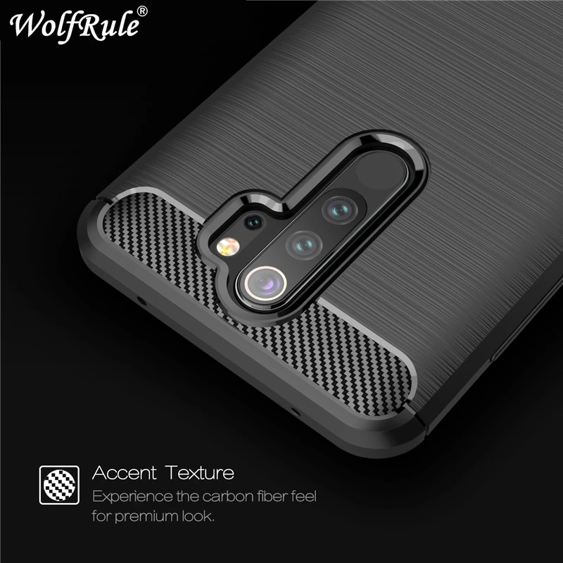 Per la copertura Redmi Note 8 Pro Custodia antiurto per paraurti in fibra di carbonio per Xiaomi Redmi Note 8 Pro Cover Xiaomi Redmi Note 8 Pro