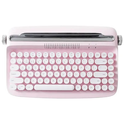 YUNZII ACTTO B303 Retro Wireless Typewriter Aesthetic Keyboard, Vintage Style Bluetooth Keyboard