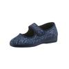 Hausschuh CLASSIC, Damen, Gr. 39, blau (marine), Textil, Basic, Schuhe