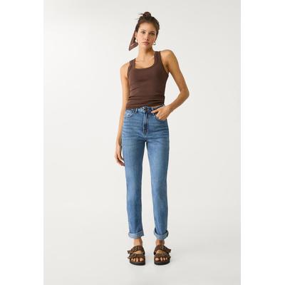 Stradivarius 1465 Slim-fit mom jeans Light blue 4