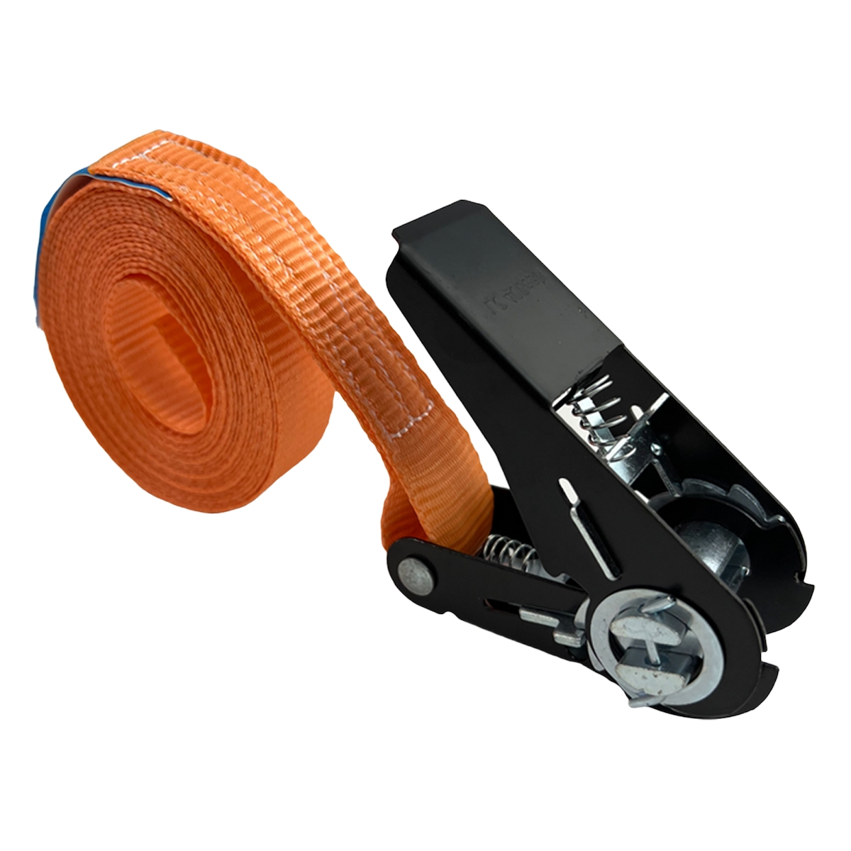 Baumarktplus Ratschen Spanngurt Spanngurte Orange 1-tlg 4m 0,8t 800kg Schwarzes Schloss Image