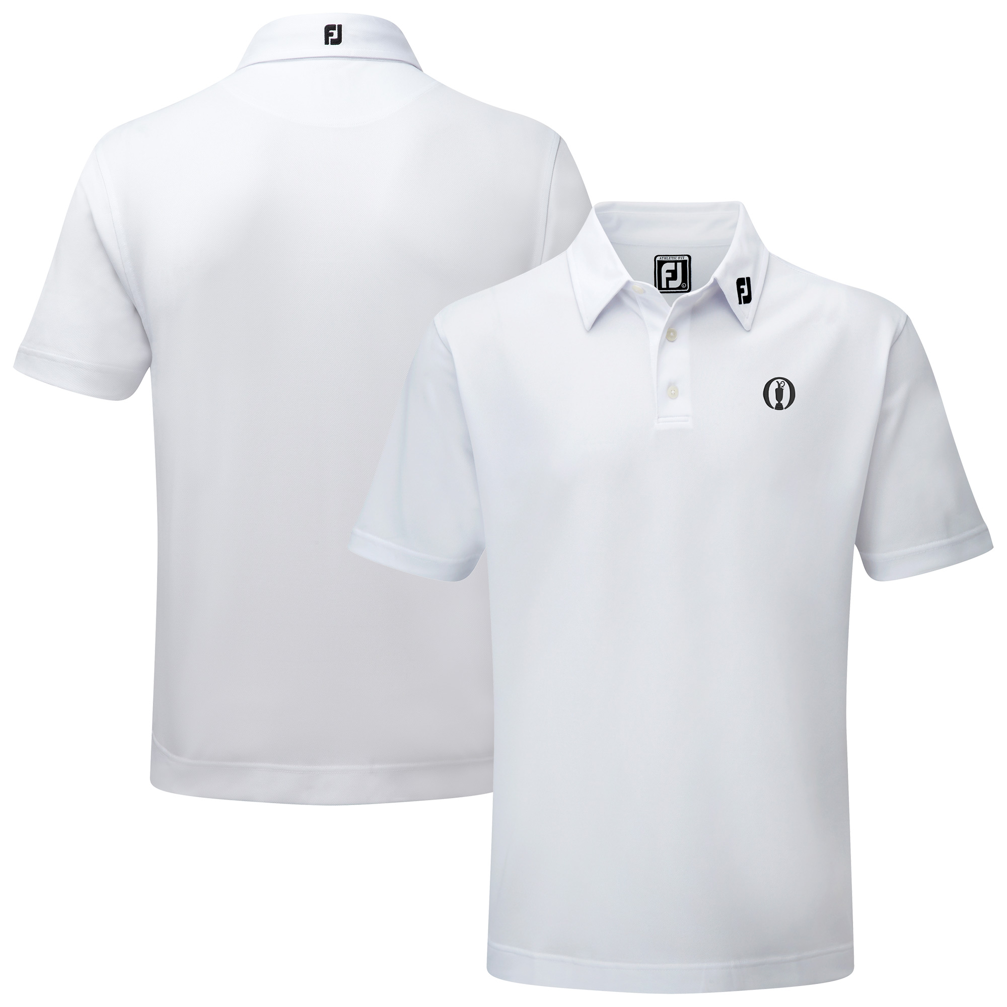 The Open FootJoy Essential Stretch Pique Polo - Weiß Image
