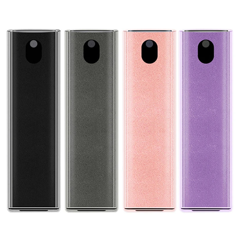 2 in 1 Mikrofaser Bildschirm Reiniger Sprühflasche Handy Tablet Computer Mikrofasertuch Reinigungstücher für Apple Watch IPhone Image