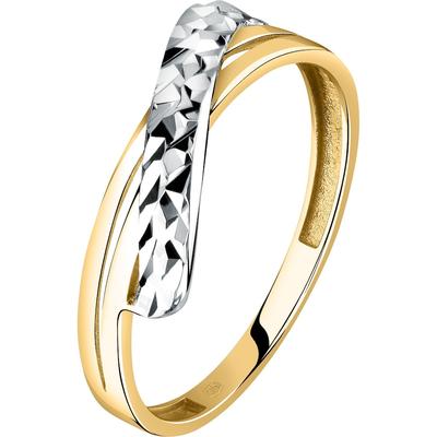 CHRIST - Damenring 585er Gelbgold, 585er Weißgold Ringe 1 ct (298.99 € / 1 ct) Image