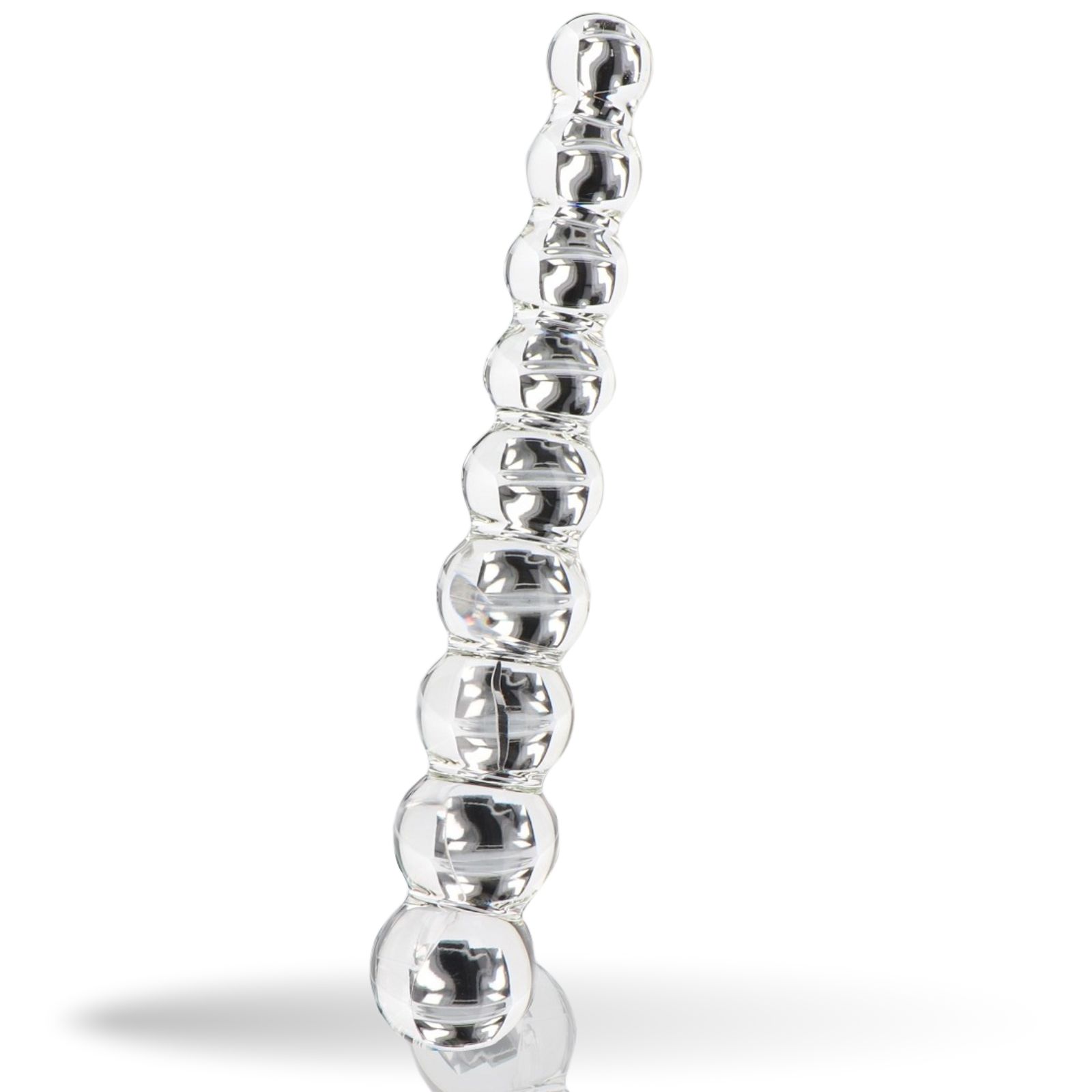 Lovelyness - plug anale in vetro con 9 palline 1 St