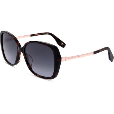Zenni Women's Square Rx Sunglasses Havana Plastic Full Rim Frame