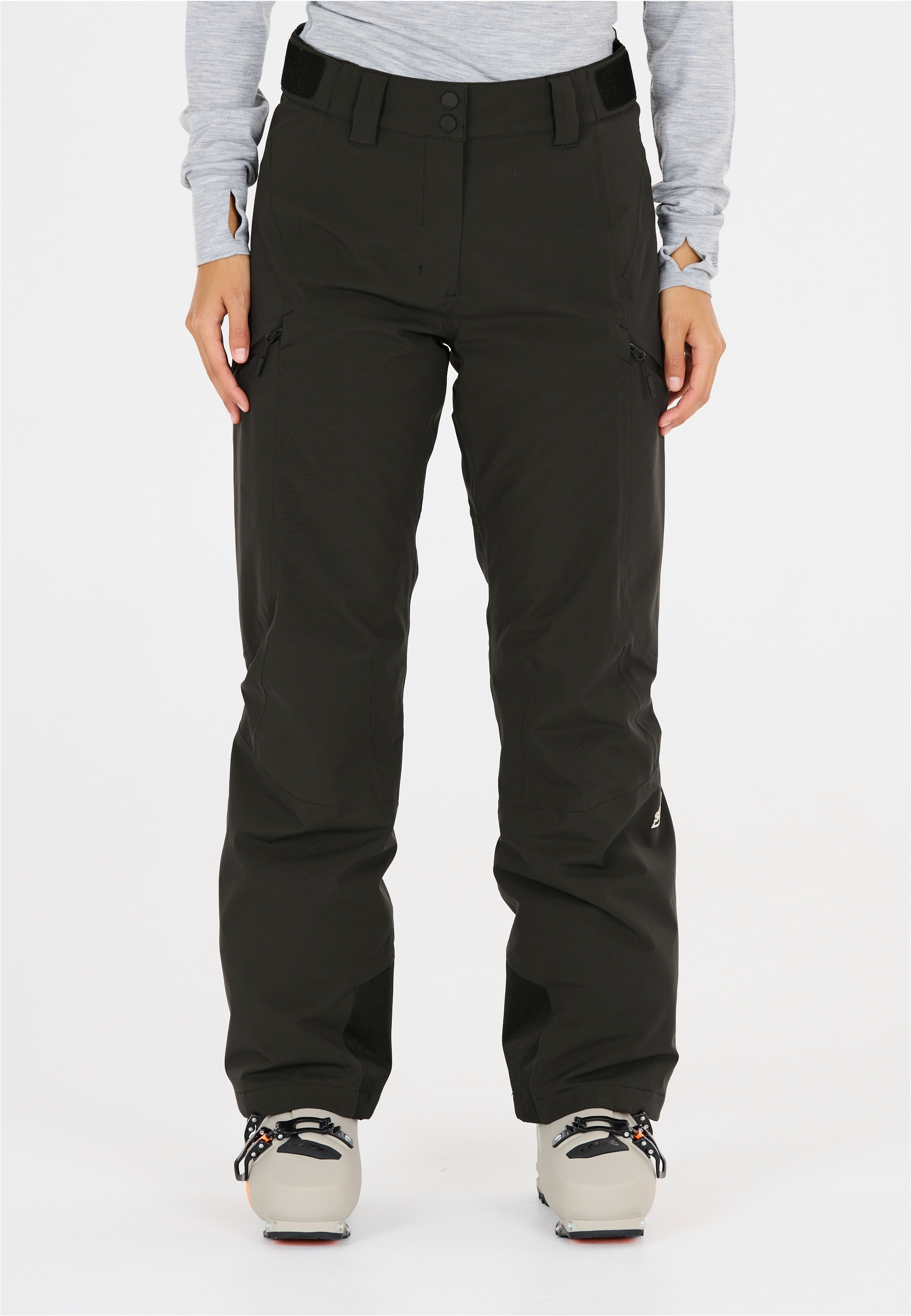 Skihose SOS "La Thule", Damen, Gr. M, US-Größen, schwarz, 100% Polyester, unifarben, lang, Hosen, mit hoher Wassersäule und schützender Membran Image