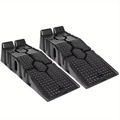 TEMU Froadp Pack Of 2 Plastic Access Ramps Heavy Duty To 2-3 Lifting Platform Car Ramp 330 Mm Loading Width Lifting Platform Loading Ramp Image