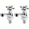 TEMU 2pcs Bathroom Sink Handle Hot And Cold Bath Kitchen Tap Single Basin Bathroom Sink Mixer Tap Traditional Design Bathroom Faucets