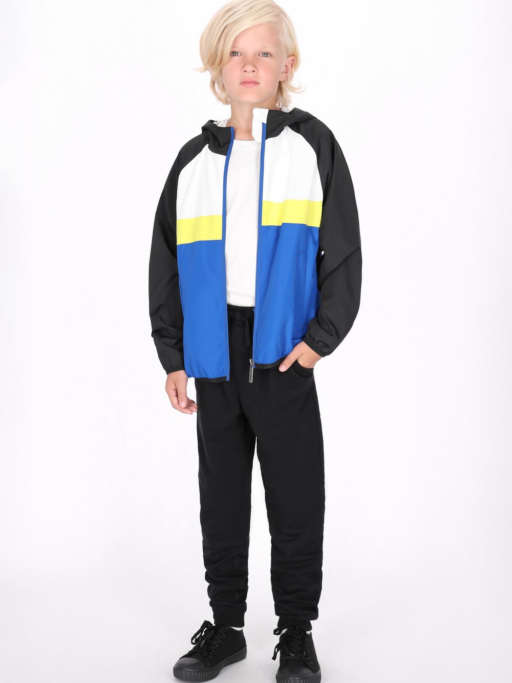 Mo (Kinder) Anorak Jungen blau, 146 Image