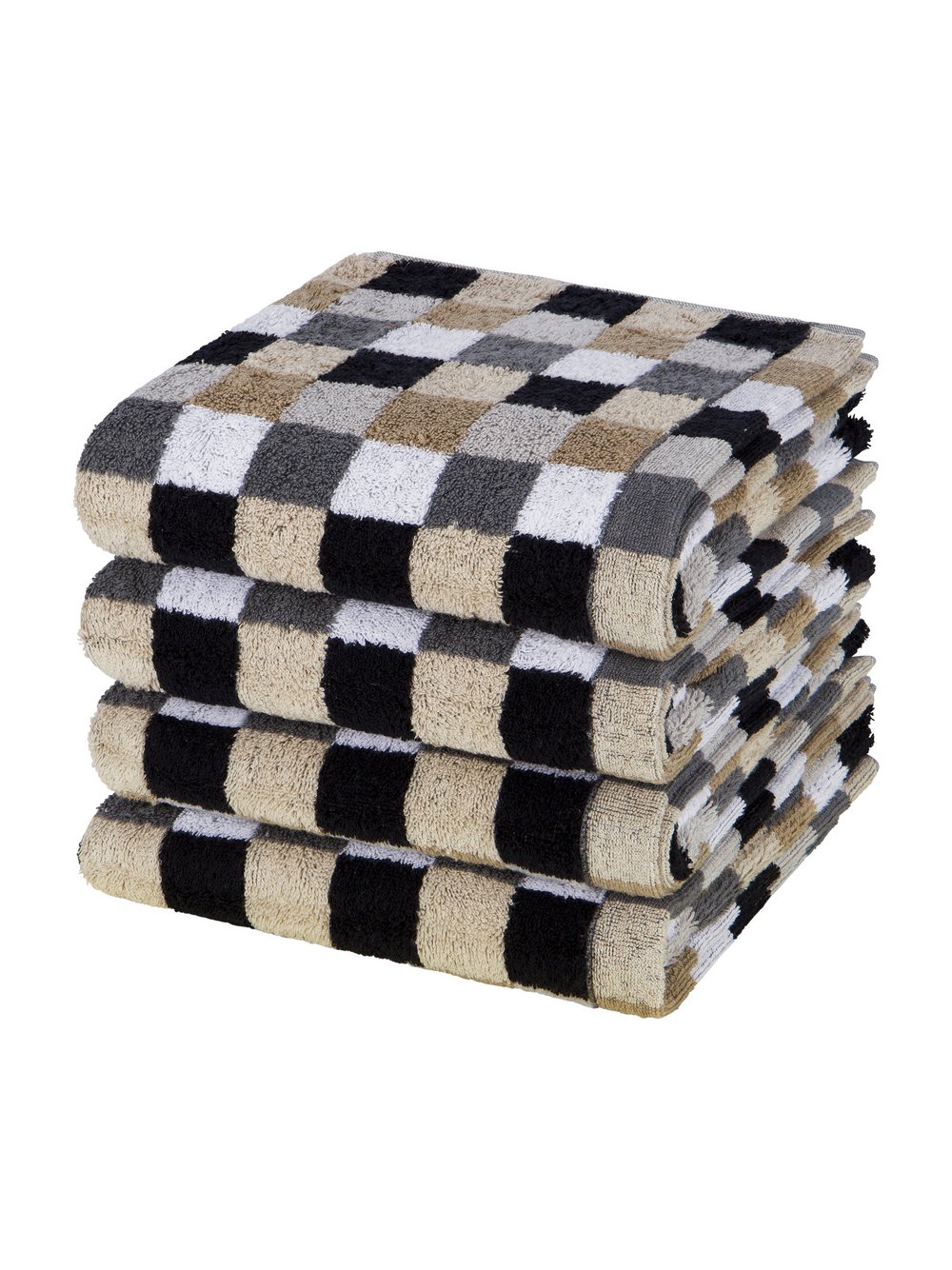 Cawö Handtuchset 4-teilig Damen grau, ONE SIZE Image