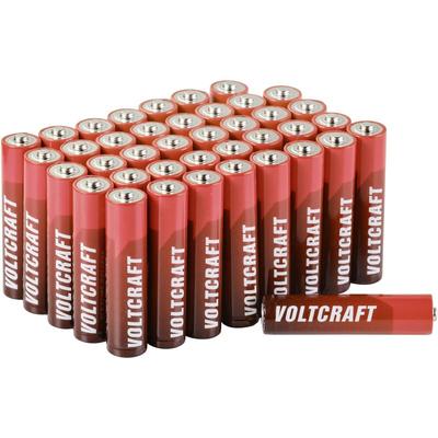 Industrial LR03 Micro (AAA)-Batterie Alkali-Mangan 1300 mAh 1.5 v 40 St. - Voltcraft Image