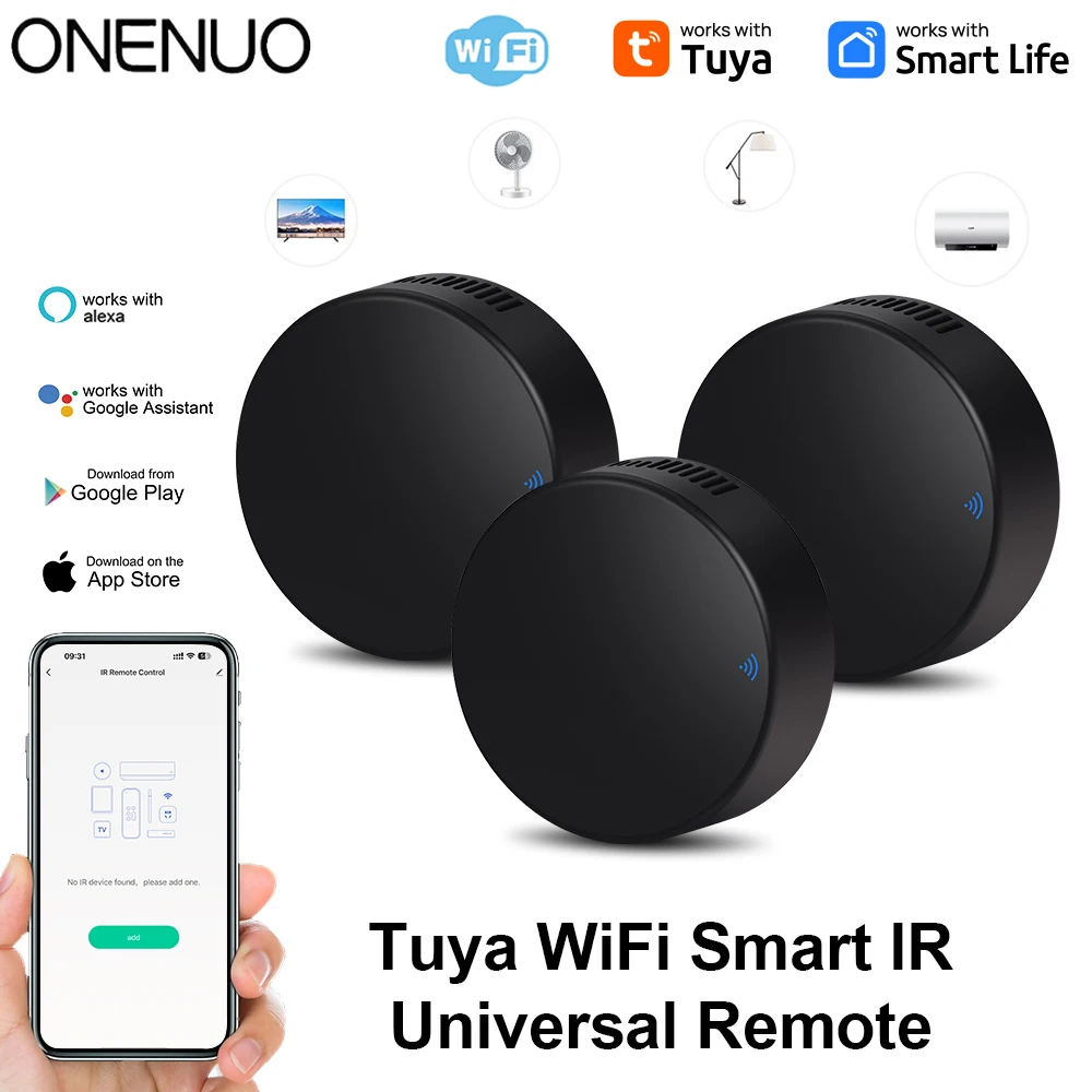 TUYA WIFI-Fernbedienung für Zuhause, Smart Life APP, intelligente WIFI-Universalfernbedienung für TV/Klimaanlage/Lüfter Image