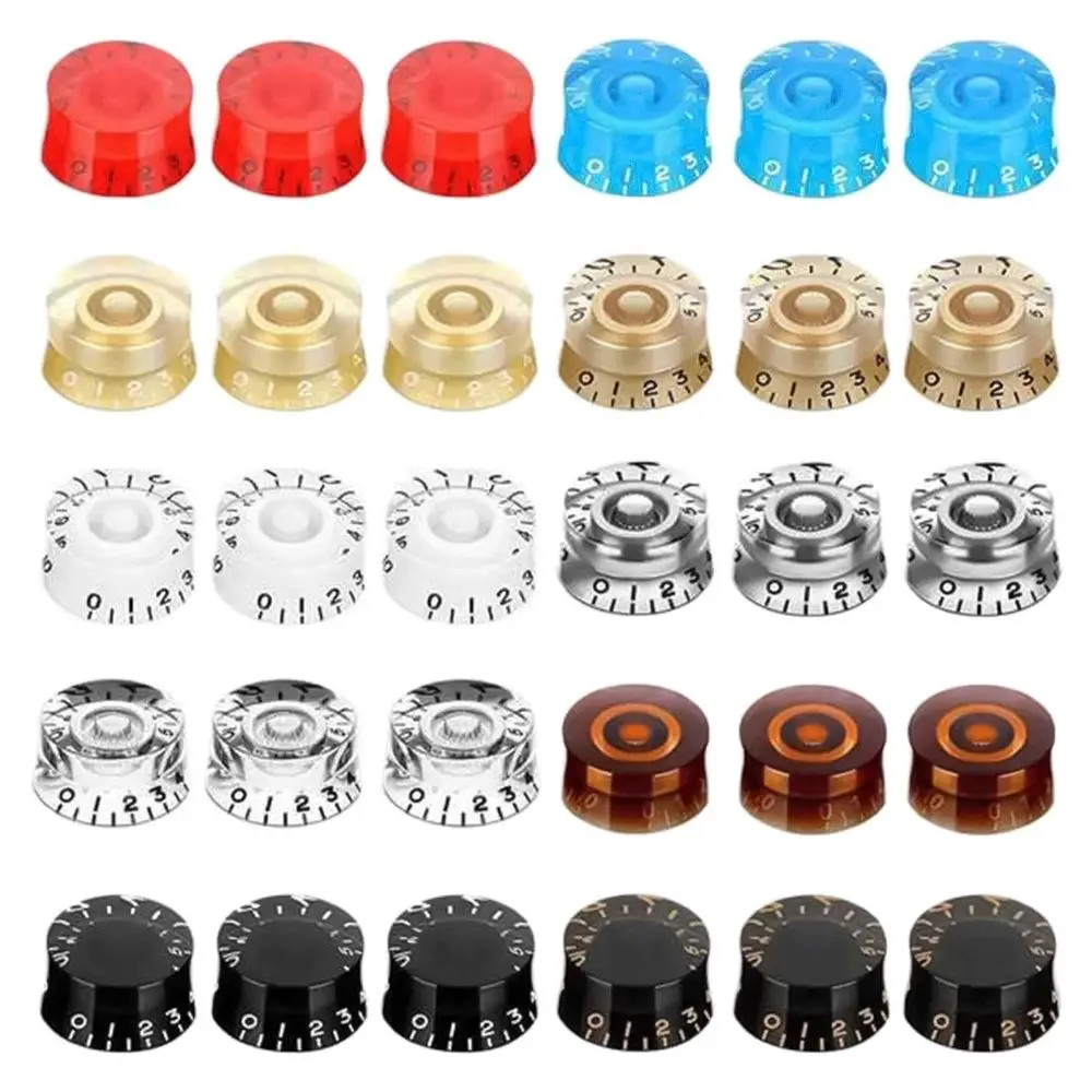 2 stücke Speed Control Gitarre Knöpfe Multi Farbe LP Elektrische Gitarre Volume Tone Knob Top Hut Musical Instruments Gitarren Teile Image