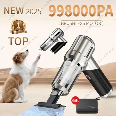 Auto Staubsauger Drahtlose Tragbare Mini Staubsauger Handheld Leistungsstarke Vakuum Auto Reiniger Reinigung Maschine Haushaltsgerät Image