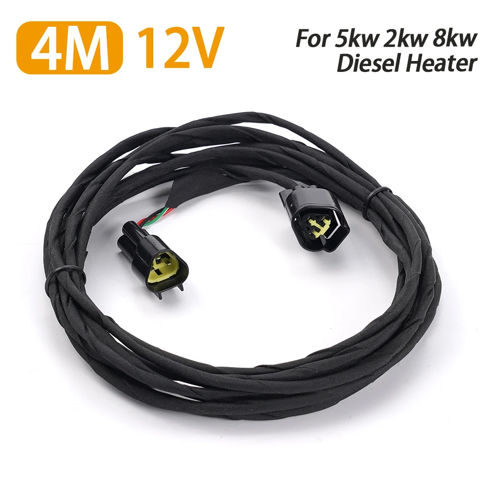 4M 12V/24V Diesel Heizung Diesel Heizung Kabel Adapter 2kw 5kw 8kw Diesel Heizung LCD bildschirm Verlängerung Kabel Auto Zubehör Image