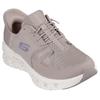 Slip-On Sneaker SKECHERS "GLIDE-STEP PRO", Damen, Gr. 39, grau (taupe), Textil, Synthetik, sportlich, Schuhe Sneaker, Trekkingschuh, Slipper, Freizeitschuh mit Slip-Ins Funktion