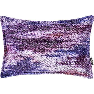 Dekokissen DONE. "Glam Colour", lila (lila, blau, beery, meliert), B:40cm L:60cm, Polyester, Dekokissen_Sitzkissen_Kissenhüllen, Reißverschluss, Ohne Füllung, meliert Image