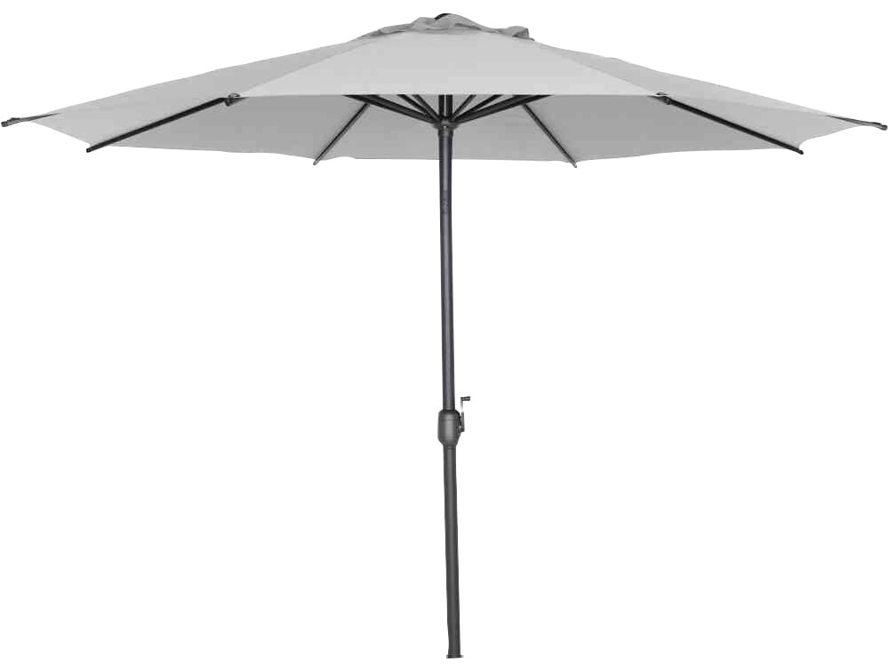 Marktschirm SIENA GARDEN "Isa Mittelstockschirm", grau (granitgrau), Standschirme
