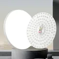 Panneau LED cercle anneau lumineux 12W 18W 24W 36W LED rond/carré plafond décoration plafonnier AC220V plafonnier source de lumière
