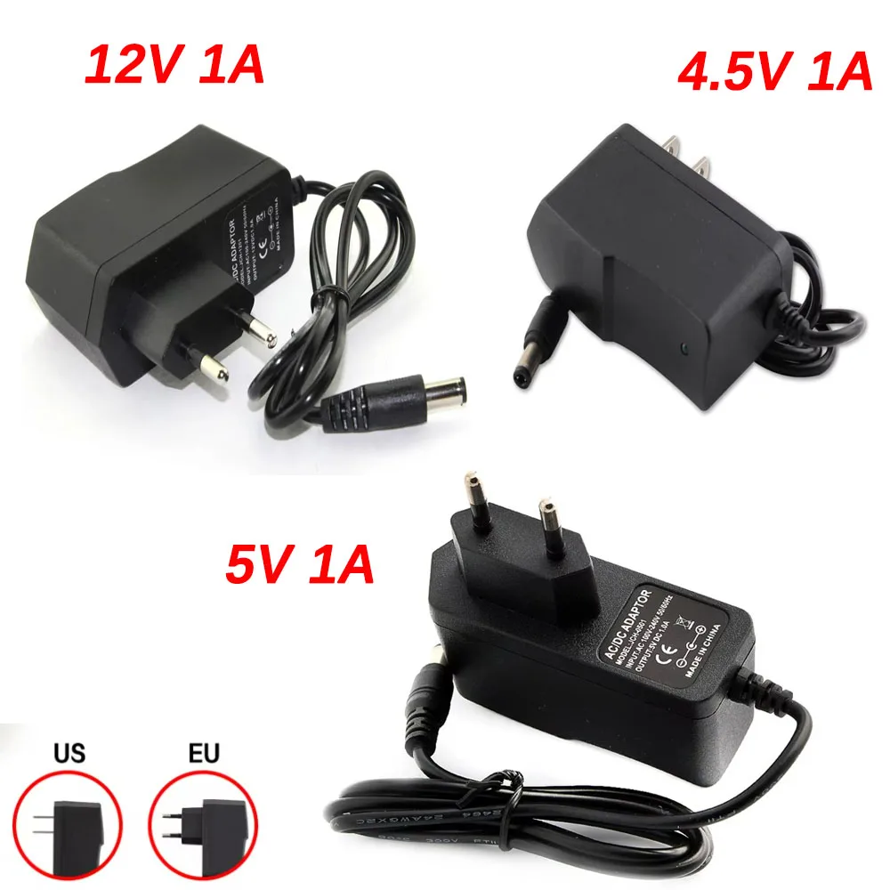 AC zu DC 3V 4,5V 5V 6V 8,5V 12V 13V Netzteil Adapter 220V zu 12V 1A Beleuchtung Transformator 24V 1A Universal Ladegerät EU UNS Image