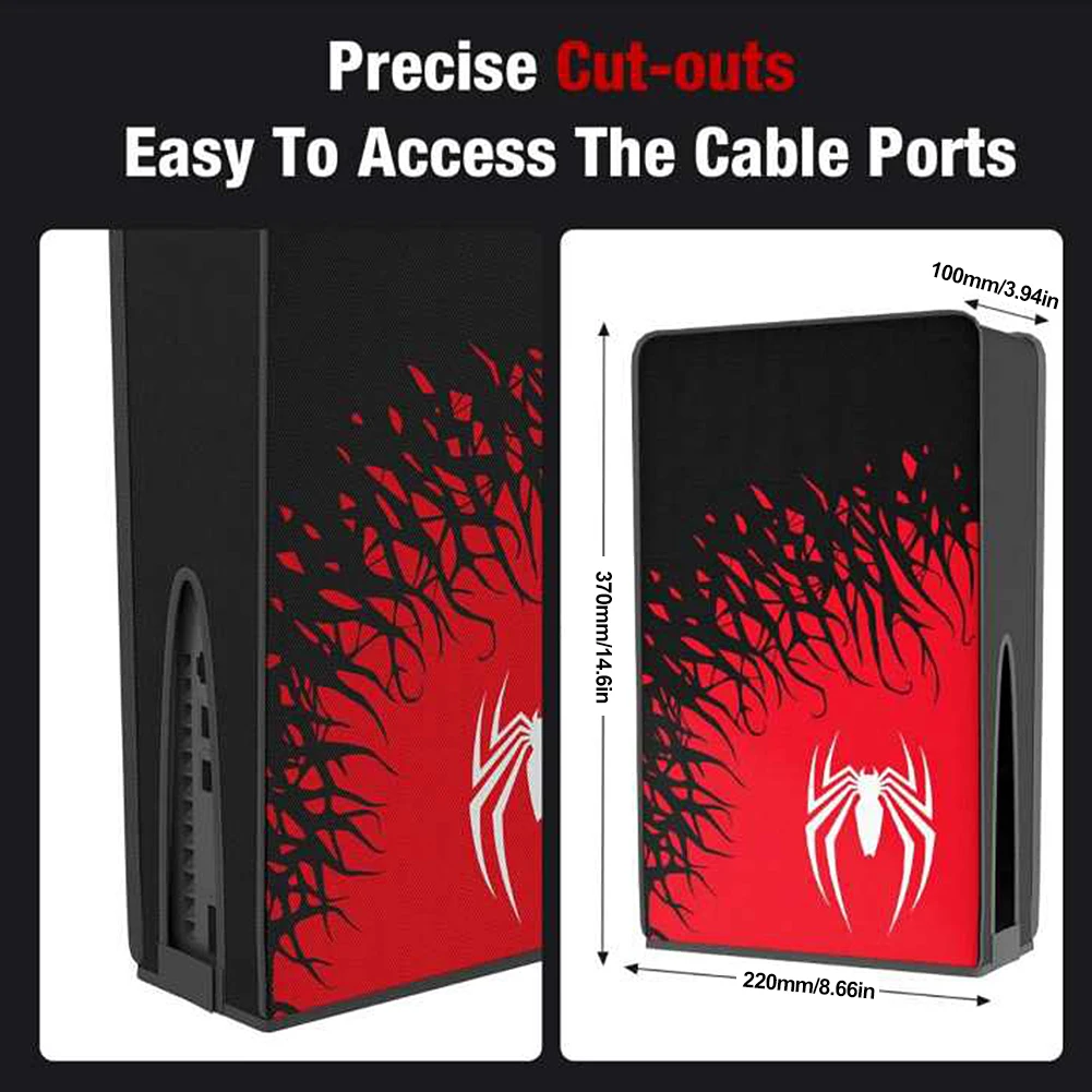 Vertikale/horizontale Staubs chutz hülle staub dichte Präzisions schutzhülle für ps5 slim digital edition und disc edition Image