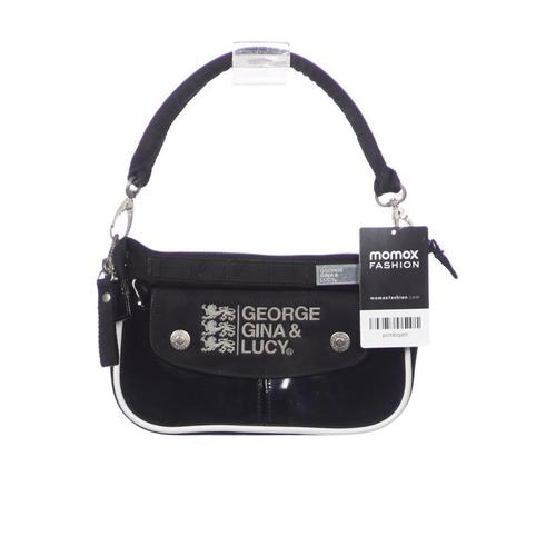 George Gina Lucy Damen Handtasche, Gr. , schwarz, Kunstleder