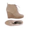 Michael Michael Kors Damen Stiefelette, Gr. 8, beige, Leder