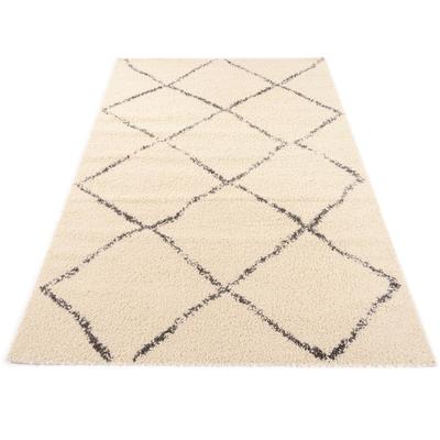 Hochflor-Teppich OCI DIE TEPPICHMARKE "Stockholm", beige (creme), B:80cm H:30mm L:150cm, Kunstfaser, Teppiche, Wohnzimmer Image