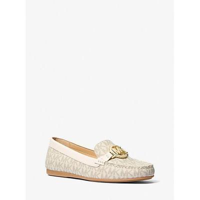 Fulton Signature Logo Moccasin - Natural - Michael Kors Flats