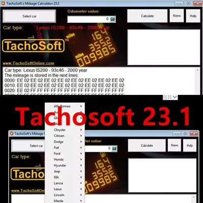 Latest 2025Hot TachoSoft Mileage Calculator software 23.1 mileage correction software Full Version