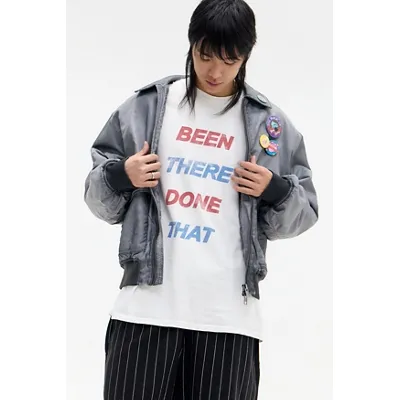 UO Been There Done That T-Shirt - White M at Urban Outfitters