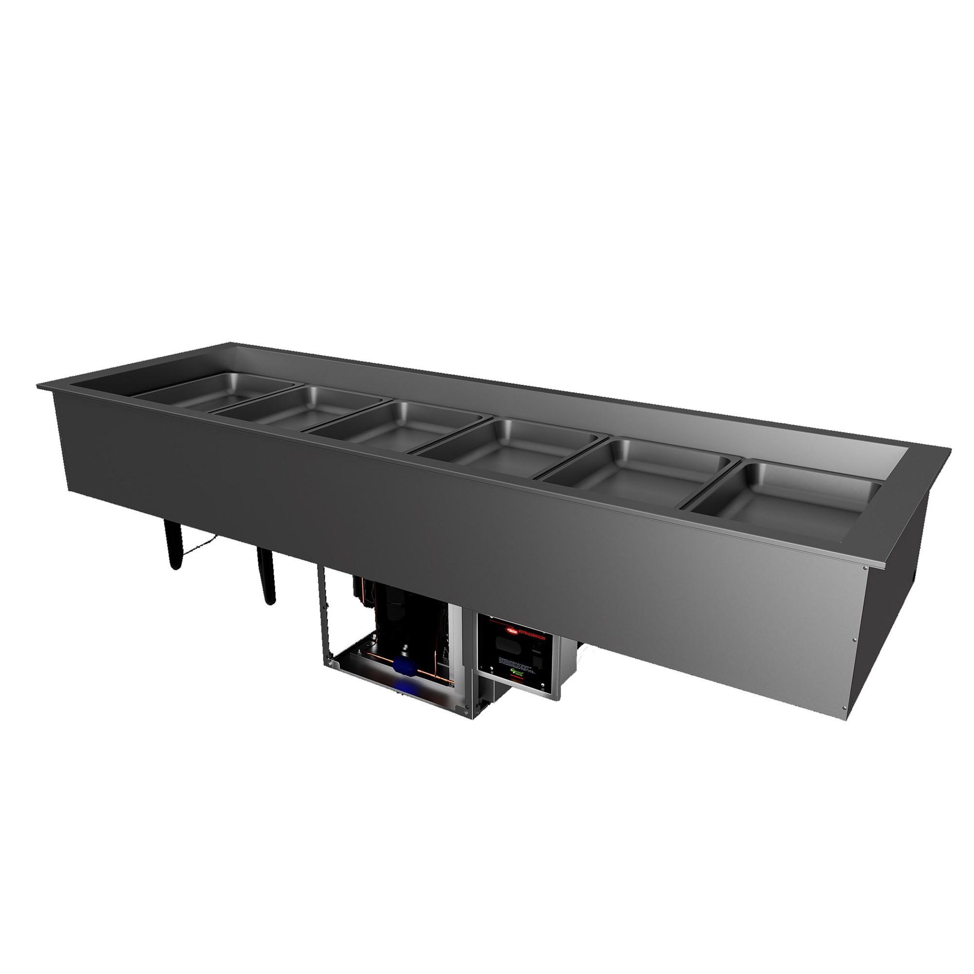 Hatco CWBP-4 58" Drop-In Cold Well w/ 4 Pan Capacity - Cold Wall Cooled, 120v, Stainless Steel