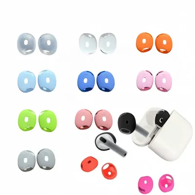 2 Paar Silikon-Ohrstöpsel, passend für AirPods 4-Ohrhörer, Ersatz-Anti-Rutsch-Ohrstöpsel für AirPods Image