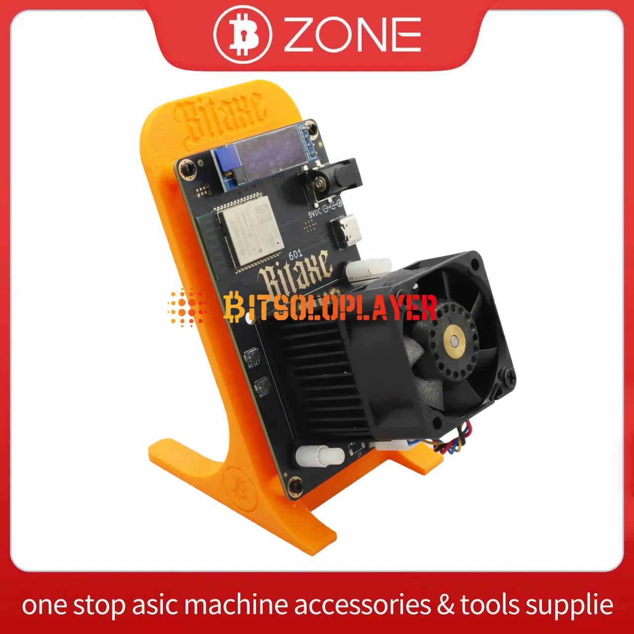 2025 Neuester Bitaxe Gamma 601 1./s 18 W Open-Source-Bitcoin-Miner mit Netzteil Image