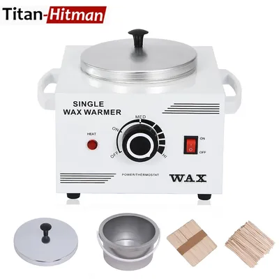 Single Pot Paraffin Heater Professional Electric Wax Heater Hair Removal Dual Parrafin Adjustable Temperature SPA Hair Removal