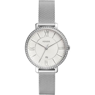 Fossil Jacqueline Silber Damen Armbanduhr ES4627