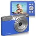 Videocamera digitale 4k, 50mp, schermo IPS da 2,88 pollici, messa a fuoco automatica, zoom 16x, anti-vibrazione, rilevamento del viso, cattura del sorriso