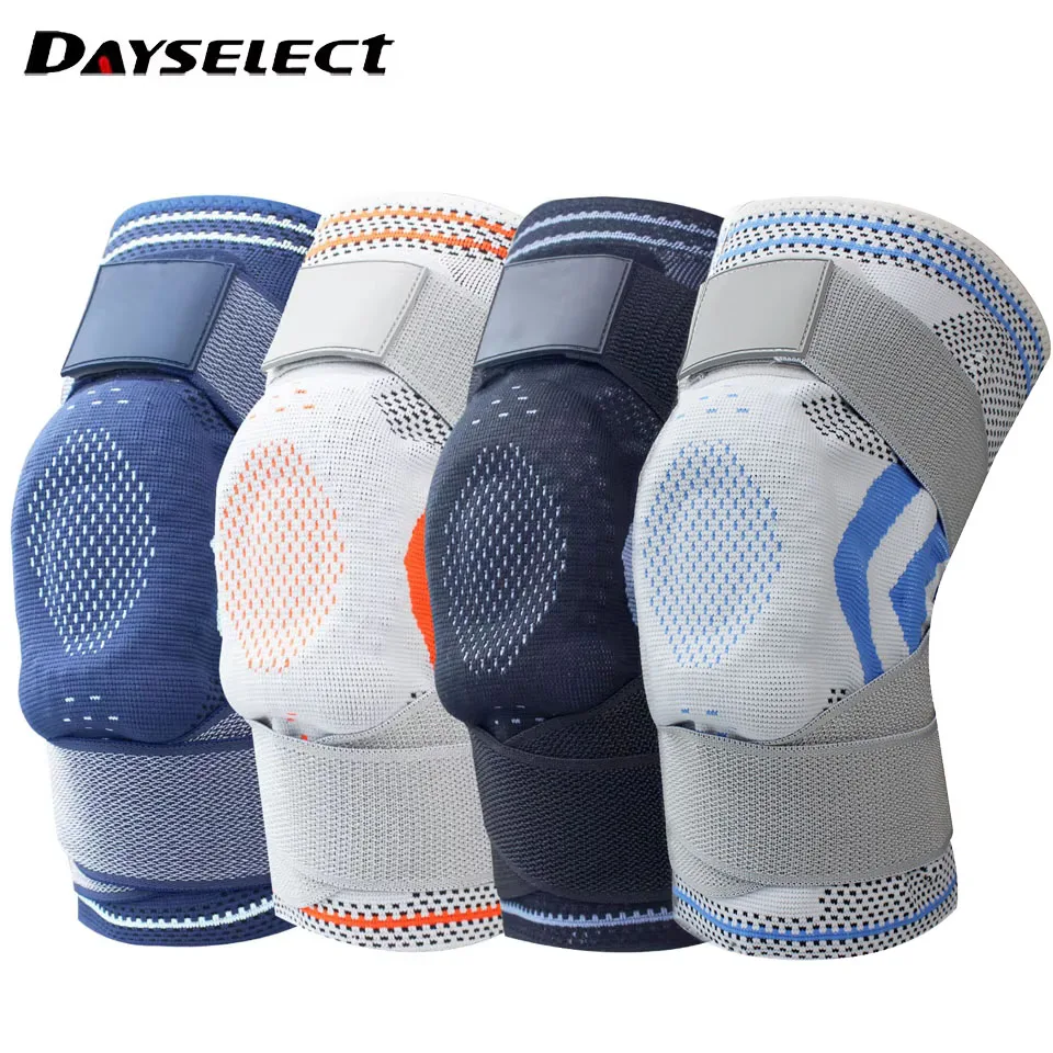 1 pz professionale ginocchiera compressione ginocchio manica sollievo dal dolore rotuleo gel pad e stabilizzatori laterali supporto per ginocchio fasciatura uomo donna