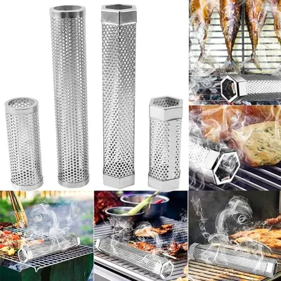 Mesh Edelstahl Grill Raucher rohr Generator Pellet kalt raucht 6 Zoll 12 Zoll