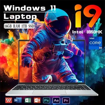 NEW Core i9-8950HK laptop 16GB RAM 2TB SSD Portable laptops 1920*1080 Notebook computer i9-8950hk