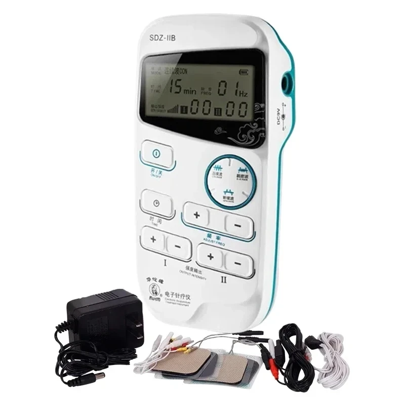 Elektroakupunktur-Stimulator SDZ-IIB Handheld 2-Kanal-Muskel-Nerv-Stimulator Körper Elektro-Akupunktur-Behandlungsinstrument